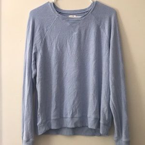 blue cotton sweater